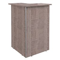 Стойка рецепции угловая DMC 88(R) Бук Тиара 800х800х1200 DEX